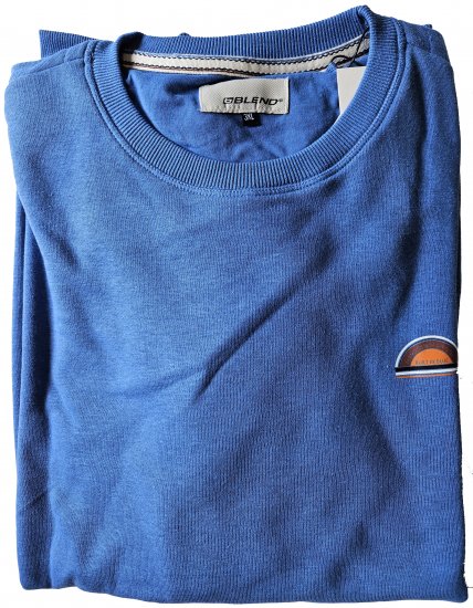 Blend 5055 Sweatshirt Delft - φούτερ/Φούτερ με κουκούλα - φούτερ/Φούτερ με κουκούλα ανδρικά μεγάλα μεγέθη 