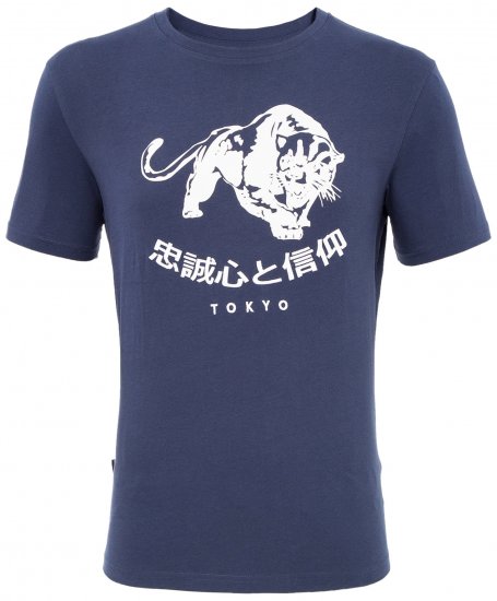 Loyalty & Faith Blocker T-shirt Blue - Μακό μπλουζάκια - Aνδρικά μπλουζεσ μεγάλα μεγέθη