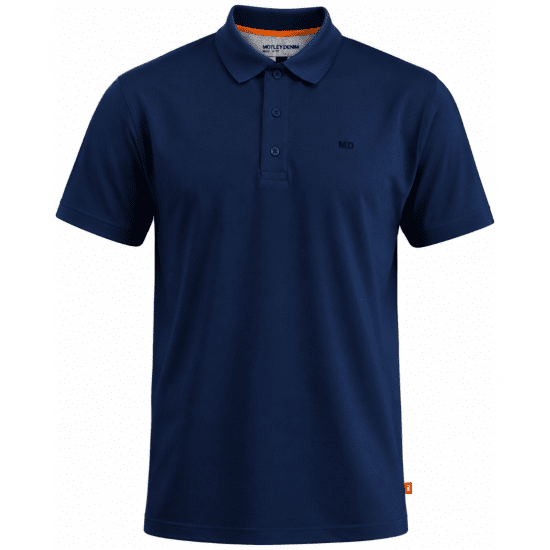 Motley Denim Bratislava Polo Navy - Πόλο μπλουζάκια - Aνδρικά μπλουζακια πολο μεγάλα μεγέθη