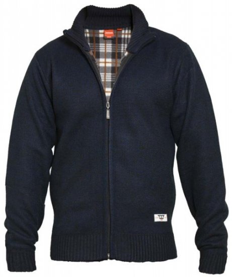 D555 Braxton Sweater Navy - φούτερ/Φούτερ με κουκούλα - φούτερ/Φούτερ με κουκούλα ανδρικά μεγάλα μεγέθη 