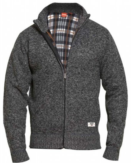D555 Braxton Sweater Charcoal - φούτερ/Φούτερ με κουκούλα - φούτερ/Φούτερ με κουκούλα ανδρικά μεγάλα μεγέθη 