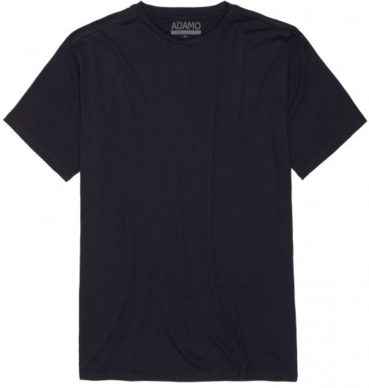 Adamo Bud Regular fit Heavy weight T-shirt Navy - Μακό μπλουζάκια - Aνδρικά μπλουζεσ μεγάλα μεγέθη