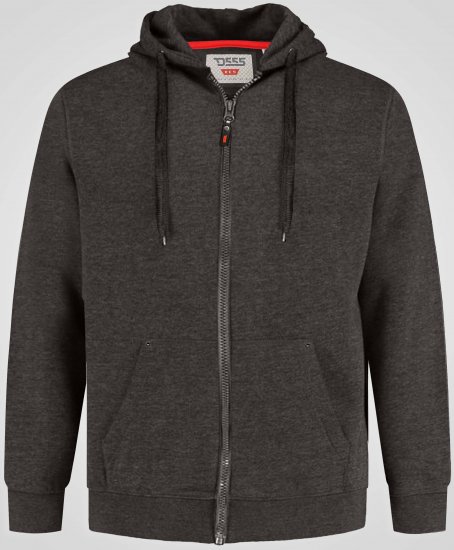 D555 Cantor Hoodie Grey - φούτερ/Φούτερ με κουκούλα - φούτερ/Φούτερ με κουκούλα ανδρικά μεγάλα μεγέθη 