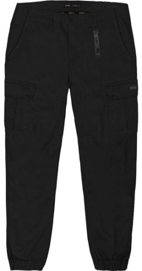 Double Outfitters CCP-4130 Παντελόνι cargo Μαύρο - Τζιν και παντελόνια - Aνδρικα τζιν παντελόνια μεγάλα μεγέθη