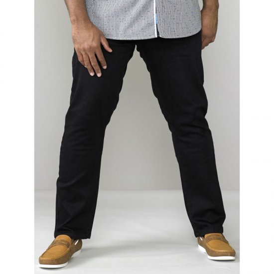 D555 Claude Stretch Jeans Black TALL SIZES - ΑΝΔΡΙΚΑ ΡΟΥΧΑ MT-6XLT - Μεγέθη TALL