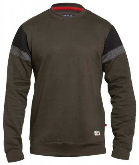 D555 Clermont Sweatshirt Khaki - φούτερ/Φούτερ με κουκούλα - φούτερ/Φούτερ με κουκούλα ανδρικά μεγάλα μεγέθη