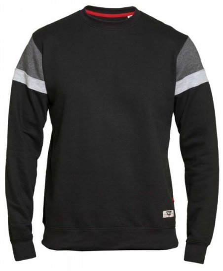 D555 Clermont Sweatshirt Black - φούτερ/Φούτερ με κουκούλα - φούτερ/Φούτερ με κουκούλα ανδρικά μεγάλα μεγέθη 