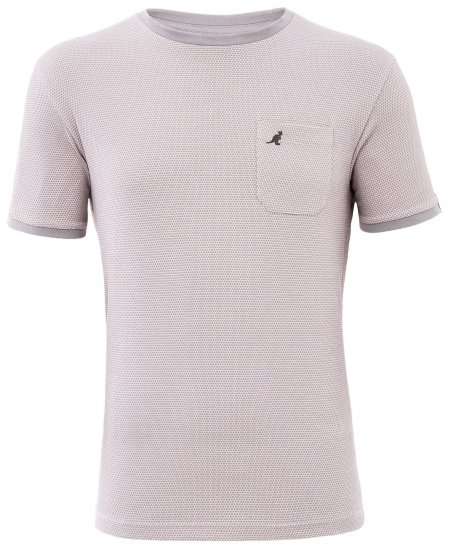 Kangol Cosmo T-shirt Grey - Μακό μπλουζάκια - Aνδρικά μπλουζεσ μεγάλα μεγέθη