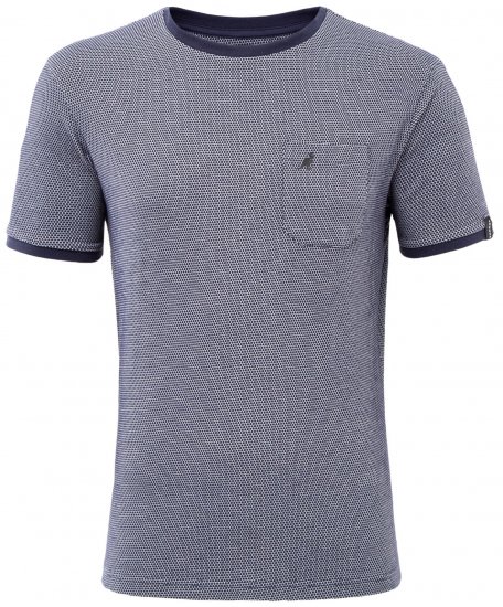 Kangol Cosmo T-shirt Navy - Μακό μπλουζάκια - Aνδρικά μπλουζεσ μεγάλα μεγέθη