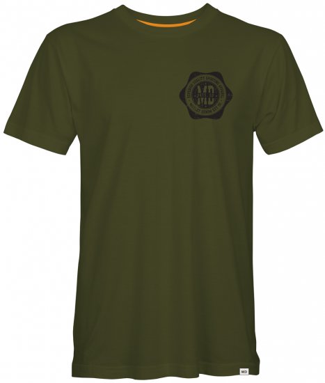 Motley Denim Coventry T-shirt Dark Khaki - Μακό μπλουζάκια - Aνδρικά μπλουζεσ μεγάλα μεγέθη