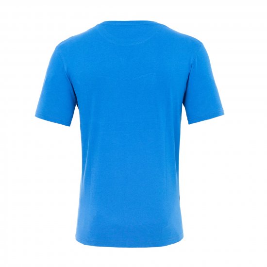 Loyalty & Faith Cracker T-shirt Blue - Μακό μπλουζάκια - Aνδρικά μπλουζεσ μεγάλα μεγέθη