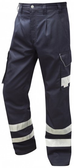 Leo Ilfracombe Cargo Pants Navy - Ρούχα εργασίας - Aνδρικά ρούχα εργασίας μεγάλα μεγέθη