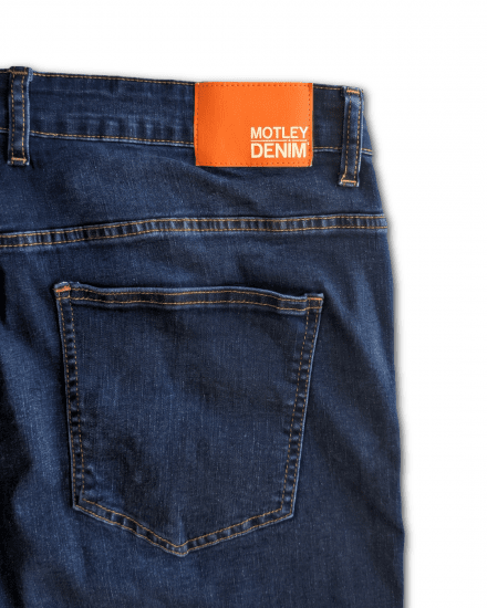 Motley Denim Soho 5-Pocket Jeans Dark Wash - Τζιν και παντελόνια - Aνδρικα τζιν παντελόνια μεγάλα μεγέθη