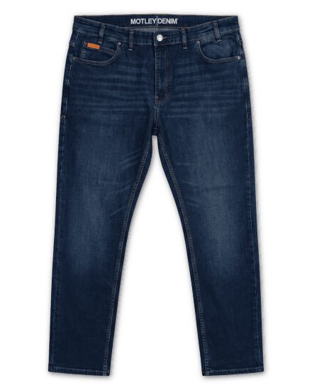 Motley Denim Soho 5-Pocket Jeans Dark Wash - Τζιν και παντελόνια - Aνδρικα τζιν παντελόνια μεγάλα μεγέθη