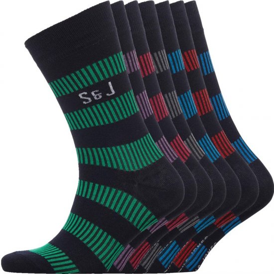 Smith & Jones Dasher 7-pack Socks - Εσώρουχα/Μαγιό - Aνδρικά Εσώρουχα μεγάλα μεγέθη