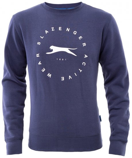 Slazenger Dean Sweatshirt Navy - φούτερ/Φούτερ με κουκούλα - φούτερ/Φούτερ με κουκούλα ανδρικά μεγάλα μεγέθη 