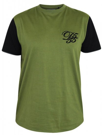 D555 Demarcus Couture T-shirt Khaki - Μακό μπλουζάκια - Aνδρικά μπλουζεσ μεγάλα μεγέθη