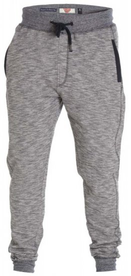 D555 Denzel Sweatpants Grey - Αθλητικές φόρμες/σορτσάκια - Αθλητικές Φόρμες ανδρικεσ μεγάλα μεγέθη