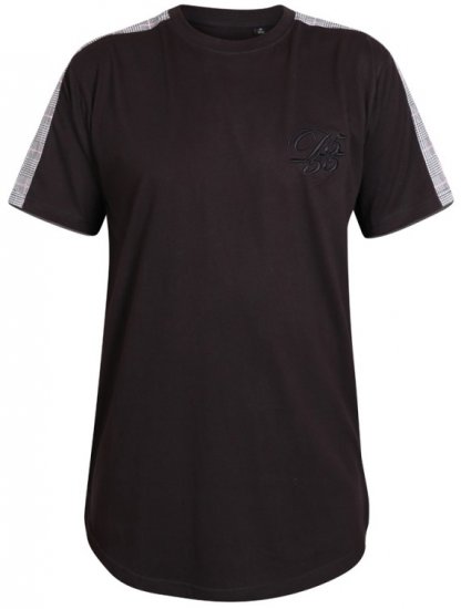 D555 Diaz T-shirt Black - Μακό μπλουζάκια - Aνδρικά μπλουζεσ μεγάλα μεγέθη