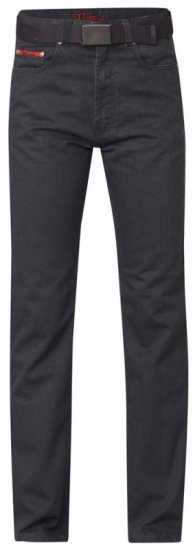 Duke Canary Bedford cord-pants Charcoal - Τζιν και παντελόνια - Aνδρικα τζιν παντελόνια μεγάλα μεγέθη