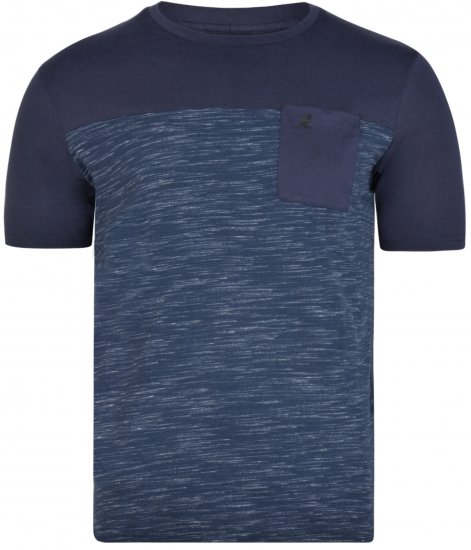 Kangol Elbrus T-shirt Navy - Μακό μπλουζάκια - Aνδρικά μπλουζεσ μεγάλα μεγέθη