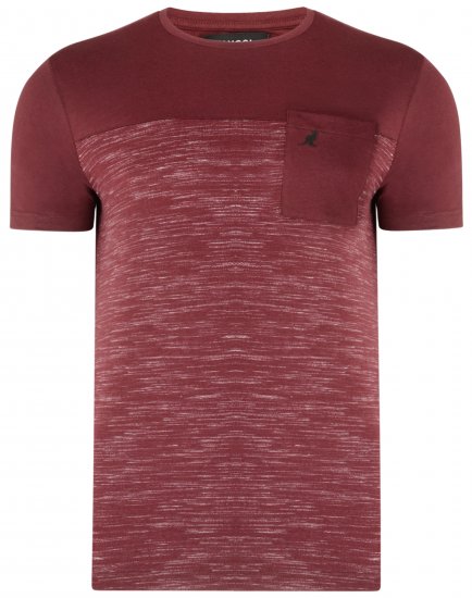 Kangol Elbrus T-shirt Red - Μακό μπλουζάκια - Aνδρικά μπλουζεσ μεγάλα μεγέθη