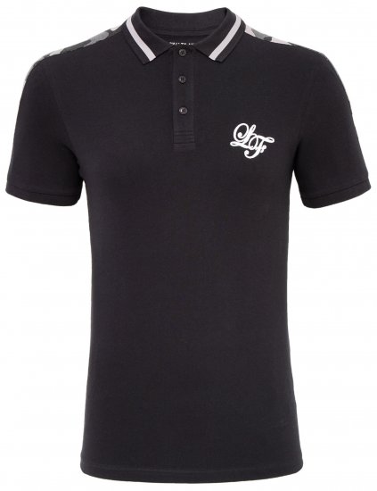 Loyalty & Faith Element Polo Black - Πόλο μπλουζάκια - Aνδρικά μπλουζακια πολο μεγάλα μεγέθη
