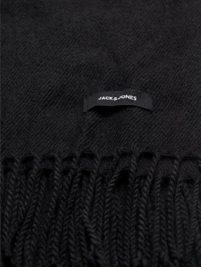 Jack & Jones Solid Κασκόλ Μαύρο - Κασκόλ - 