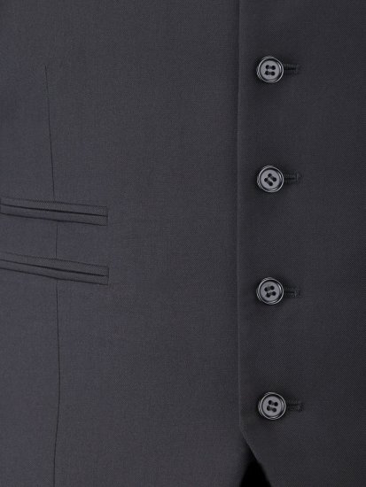 Skopes Madrid Waistcoat Black - Κουστούμια - κοστουμια ανδρικά μεγάλα μεγέθη