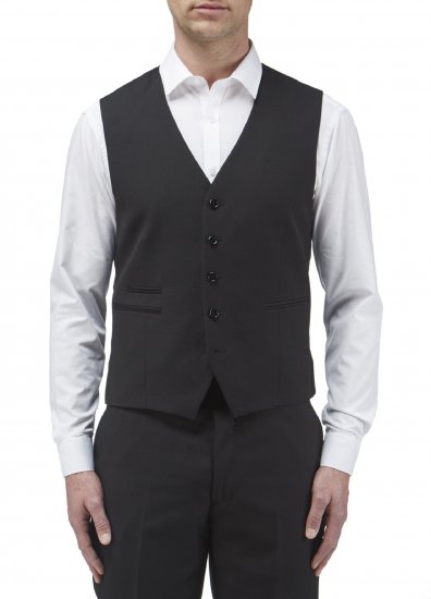 Skopes Madrid Waistcoat Black - Κουστούμια - κοστουμια ανδρικά μεγάλα μεγέθη