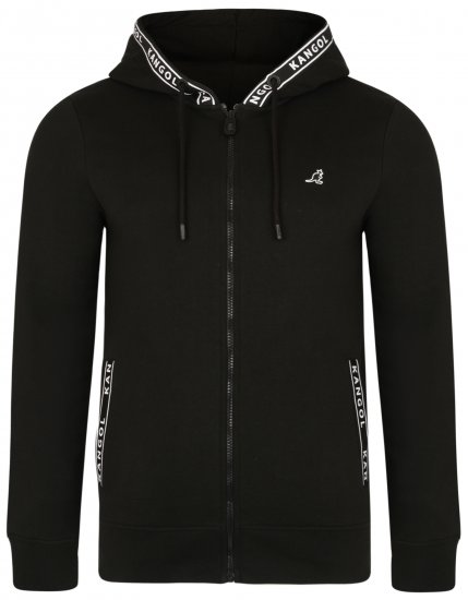 Kangol Foray Hoodie Black - φούτερ/Φούτερ με κουκούλα - φούτερ/Φούτερ με κουκούλα ανδρικά μεγάλα μεγέθη 
