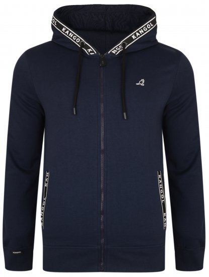Kangol Foray Hoodie Navy - φούτερ/Φούτερ με κουκούλα - φούτερ/Φούτερ με κουκούλα ανδρικά μεγάλα μεγέθη 