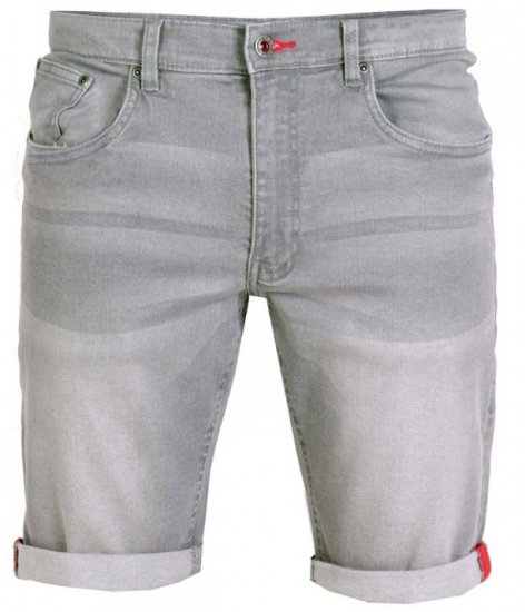 D555 Griffin Denim Shorts Grey - Σορτς - Aνδρικεσ βερμουδεσ μεγαλα μεγάλα μεγέθη