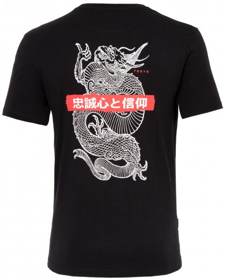 Loyalty & Faith Helix T-shirt Black - Μακό μπλουζάκια - Aνδρικά μπλουζεσ μεγάλα μεγέθη