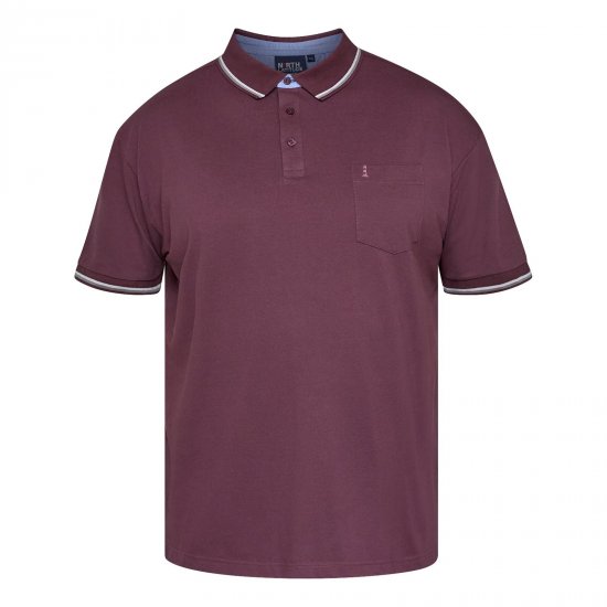 North Latitude Superflex Polo Aubergine - TALL Πόλο μπλουζάκια - Πόλο μπλουζάκια TALL
