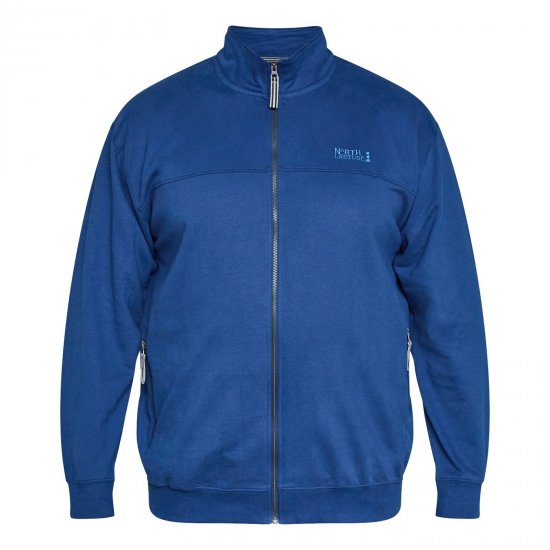 North Latitude Sweat Cardigan Μπλε - TALL Φούτερ - TALL Φούτερ & Hoodies για Ψηλούς