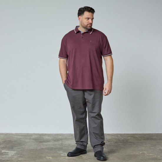 North Latitude Superflex Polo Aubergine - TALL Πόλο μπλουζάκια - Πόλο μπλουζάκια TALL