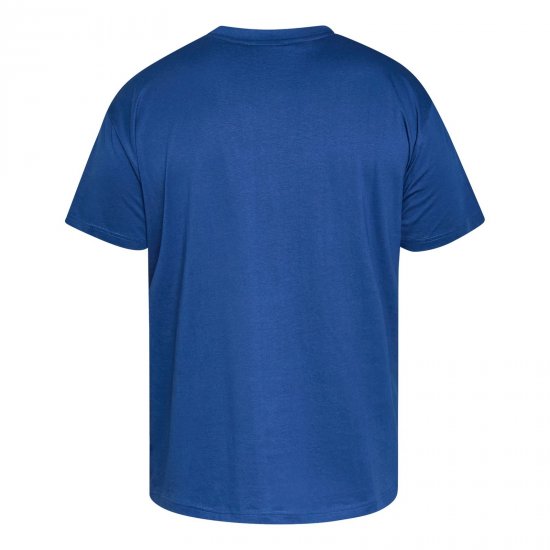 North Latitude US T-Shirt Μπλε - Μακό μπλουζάκια - Aνδρικά μπλουζεσ μεγάλα μεγέθη