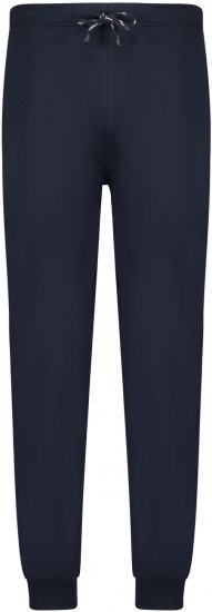 Adamo Jakob Pyjama Pants with Cuffs Navy - Εσώρουχα/Μαγιό - Aνδρικά Εσώρουχα μεγάλα μεγέθη