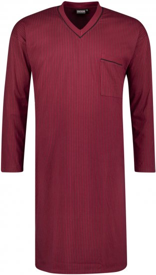 Adamo Gustav Long Nightshirt Burgundy - Εσώρουχα/Μαγιό - Aνδρικά Εσώρουχα μεγάλα μεγέθη