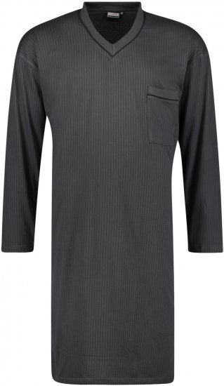 Adamo Gustav Long Nightshirt Charcoal - Εσώρουχα/Μαγιό - Aνδρικά Εσώρουχα μεγάλα μεγέθη
