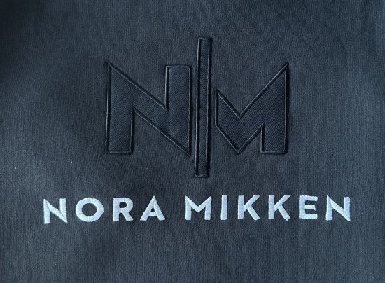 Nora Mikken KADRI Long Hoodie Black - Φούτερ/Φούτερ με κουκούλα - 