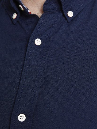 Jack & Jones Summer Shirt L/S Navy - Πουκάμισα - Aνδρικά πουκαμισα μεγαλα μεγάλα μεγέθη