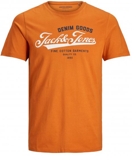Jack & Jones Elogo T-Shirt Hawaiian Sunset - Μακό μπλουζάκια - Aνδρικά μπλουζεσ μεγάλα μεγέθη