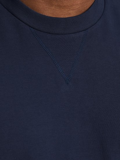 Jack & Jones Basic Sweatshirt Navy Blazer - φούτερ/Φούτερ με κουκούλα - φούτερ/Φούτερ με κουκούλα ανδρικά μεγάλα μεγέθη 