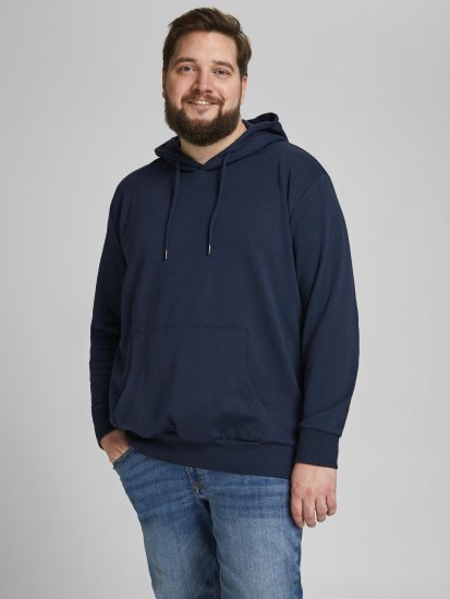 Jack & Jones Basic Sweat Hood Navy Blazer - φούτερ/Φούτερ με κουκούλα - φούτερ/Φούτερ με κουκούλα ανδρικά μεγάλα μεγέθη 