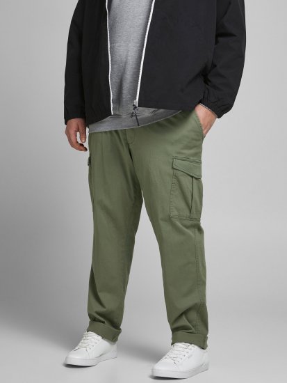 Jack & Jones Marco Chino Pants Dusty Olive - Τζιν και παντελόνια - Aνδρικα τζιν παντελόνια μεγάλα μεγέθη