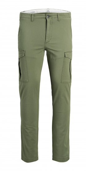Jack & Jones Marco Chino Pants Dusty Olive - Τζιν και παντελόνια - Aνδρικα τζιν παντελόνια μεγάλα μεγέθη