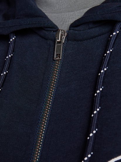 Jack & Jones Califlomax Sweat Hood Navy blazer - φούτερ/Φούτερ με κουκούλα - φούτερ/Φούτερ με κουκούλα ανδρικά μεγάλα μεγέθη 