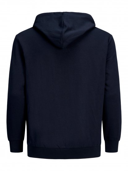 Jack & Jones Califlomax Sweat Hood Navy blazer - φούτερ/Φούτερ με κουκούλα - φούτερ/Φούτερ με κουκούλα ανδρικά μεγάλα μεγέθη 